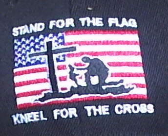 Kneel for the Cross then, Stand for the Flag